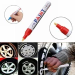5Pcs Red Color Tyre Permanent Paint Pen Tire Metal Outdoor Marking Ink Marker Trendy