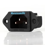 Monosaudio IB70 AC 250V 10A Power Socket Plug for Amplifier Power Supply Solder-free for Speaker Amplifier IC71 Pure Cop