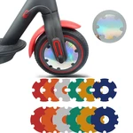 2PCS Electric Scooter Front Wheel Sticker PVC Motor Protective Cover Shell Kick Scooter Accessories for Xiaomi 1/1S/Pro/
