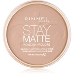 Rimmel Stay Matte púder odtieň 005 Silky Beige 14 g