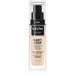 NYX Professional Makeup Can't Stop Won't Stop Full Coverage Foundation vysoko krycí make-up odtieň 03 Porcelain 30 ml