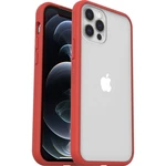 Otterbox React - ProPack BULK zadný kryt na mobil Apple iPhone 12, iPhone 12 Pro červená, priehľadná