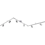 ACTION Hoorn 950306010000 LED stropná lampa 30 W  teplá biela chróm