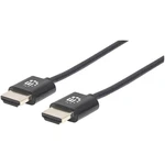 Manhattan HDMI prepojovací kábel #####HDMI-A Stecker, #####HDMI-A Stecker 3.00 m čierna 394376  #####HDMI-Kabel