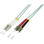 LogiLink FP3LT07 optické vlákno LWL prepojovací kábel [1x zástrčka LC - 1x ST zástrčka] 50/125 µ Multimode OM3 7.50 m