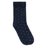 Wojas Modré Bavlněné Dámské Ponožky S Motivem Puntíků