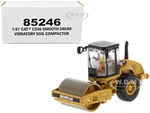 CAT Caterpillar CS56 Smooth Drum Vibratory Soil Compactor with Operator "High Line" Series 1/87 (HO) Diecast Model by Diecast Masters
