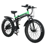 [EU DIRECT] JINGHMA R5 1000W 48V 12.8Ah Single Battery 26*4.0inch Electric Bicycle Oil Brake 21-Speed 50km Mileage Elect