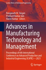 Advances in Manufacturing Technology and Management