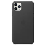 Apple iPhone 11 Pro Max Leather Case - Black