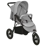 [EU Direct] vidaXL 10264 Baby Stroller Portable Travel Children Carriage Foldable Cart