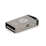 HP Mini Metal USB2.0 Flash Drive Pendrive 64GB 32GB Flash Memory Disk USB Stick for Laptop Car V221W