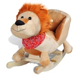 [EU Direct] vidaXL 80074 Rocking Animal Lion Baby Bouncer Light Kid Toy Bady Playing Car Children Swings Activity Gear M