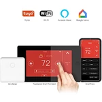 OWON PCT513-TY Tuya Smart WiFi Programmable Touchscreen Thermostat Smart Home7 Day/4 Periods Compatible with Alexa and