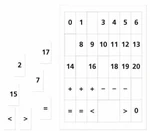 Matematika se Čtyřlístkem 1 - Sada příloh Číslice