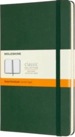 Moleskine - zápisník - linkovaný, zelený L