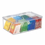 Box na čajové vrecúška iDesign Binz Tea, 27,5 × 18,5 cm
