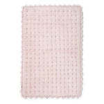 Ružová bavlnená kúpeľňová predložka Irya Home Collection Garnet, 70 x 110 cm