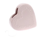 Ružový keramický zvlhčovač vzduchu Dakls Heart