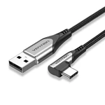 VENTION USB-C Cable 3A 90 Degrees Elbow Fast Charging Data Transmission Cord Line 1m long For Samsung Galaxy Note 20 For