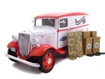 1935 Chevrolet Sedan Delivery Van White 1/24 Diecast Model Car by Unique Replicas