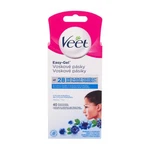 Veet Easy-Gel™ Wax Strips Sensitive Skin 40 ks depilačný prípravok pre ženy