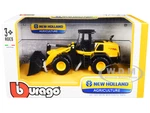 New Holland W170D Wheel Loader Yellow and Black "New Holland Agriculture" Series 1/50 Diecast Model by Bburago