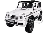 Mercedes Benz G500 4X4 2 Gloss White 1/18 Model Car by Autoart