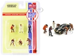 "Race Day 1" 6 piece Diecast Figurine Set for 1/64 Scale Models by American Diorama