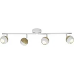 Stropní lampa LED GU10 12 W Brilliant Scan G59432/75 bílá, dřevo (světlé)