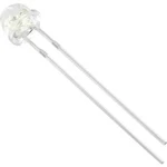 LED s vývody TRU COMPONENTS, tvar zvonu, 5 mm, 1577476, 100 °, 20 mA, 300 mcd, červená