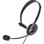 Telefonní headset Renkforce na kabel, mono, černá