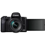 Systémový fotoaparát Canon EOS M50 EF-M 18-150 Kit, 24.1 Megapixel, černá