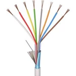 Alarmový kabel LiYY ELAN 20081, 8 x 0.22 mm², bílá, metrové zboží