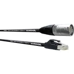 Síťový kabel RJ45 Cordial CSE 2,5 NH 5, CAT 5e, S/UTP, 2.50 m, černá