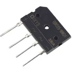 Můstkový usměrňovač IXYS GBO25-16NO1, U(RRM) 1600 V, U(FM) 1,1 V, I(F) 25 A, 4 pin