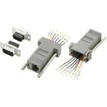 D-SUB adaptér TRU COMPONENTS, D-SUB zástrčka 9pólová - RJ45 zásuvka 1 ks