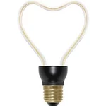 LED žárovka Segula 50148 230 V, E27, 8 W = 30 W, teplá bílá, B (A++ - E), srdce, vlákno, stmívatelná, 1 ks