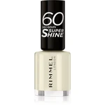 Rimmel 60 Seconds Super Shine lak na nehty odstín 730 Silver Bullet 8 ml