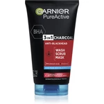 Garnier Pure Active černá maska na obličej proti černým tečkám a akné s aktivním uhlím 3v1 150 ml