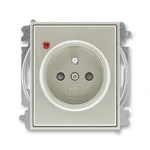ABB Time, Time Arbo zásuvka starostříbrná 5599E-A02357 32 s přepěťovou ochranou