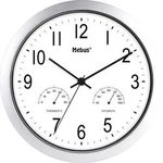 Analogové nástěnné hodiny s teploměrem/vlhkoměrem, 06992, Ø 25,5 cm