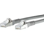 Síťový kabel RJ45 Metz Connect 1308455033-E, CAT 6A, S/FTP, 5.00 m, šedá