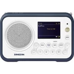 Přenosné rádio Sangean DPR-76, bílá, modrá