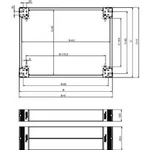 Sokl Schneider Electric NSYSPS4100, šedá, 1 ks