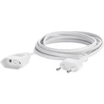 Napájecí prodlužovací kabel Basetech BT-1899866, IP20, bílá, 5.00 m