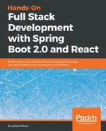 Hands-On Full Stack Development with Spring Boot 2.0  and React