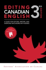 Editing Canadian English, 3rd edition