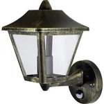 Venkovní nástěnné osvětlení s PIR detektorem LEDVANCE ENDURA® CLASSIC TRADITIONAL ALU L 4058075206281, E27, litý hliník, černá, zlatá