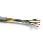 Telekomunikační kabel VOKA Kabelwerk J-H(St)H, 4 x 2 x 0.60 mm², šedá (RAL 7035), 500 m